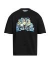 Off-white Man T-shirt Black Size Xxl Cotton, Polyester