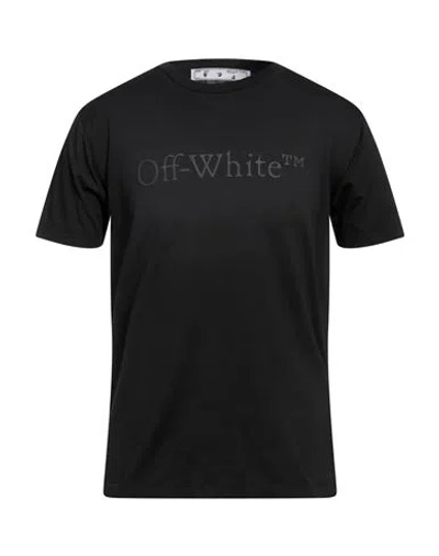 Off-white Man T-shirt Black Size M Cotton