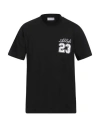 Off-white Off White Crew Neck T Shirt With 23 Logo In Black