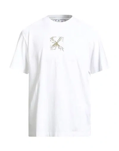 Off-white Man T-shirt White Size L Cotton