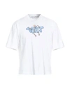 Off-white Man T-shirt White Size L Cotton In White