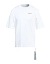 Off-white Man T-shirt White Size L Cotton