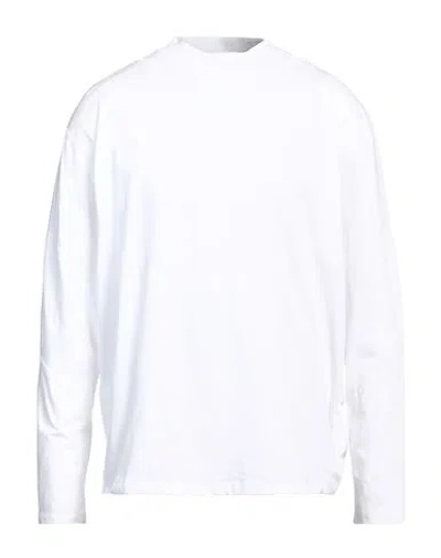 Off-white Man T-shirt White Size S Cotton, Elastane