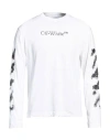 Off-white Off White™ White Long Sleeved T Shirt In White