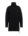 Off-white Man Turtleneck Black Size M Wool, Polyamide, Silk, Polyurethane In Black
