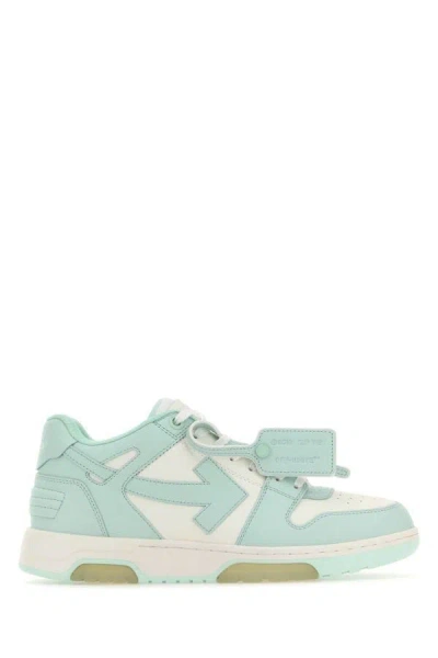 OFF-WHITE OFF WHITE MAN TWO-TONE LEATHER OUT OF OFFICE SNEAKERS