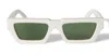 OFF-WHITE MANCHESTER - WHITE / GREEN SUNGLASSES