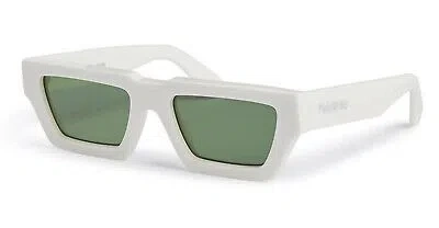 Pre-owned Off-white Manchester Oeri129s24pla0010155 White In Green