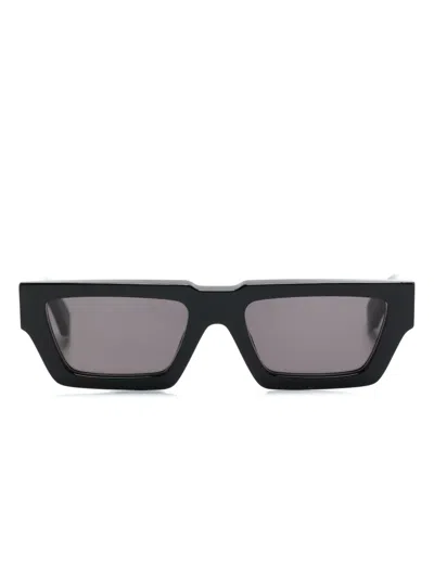Off-white Manchester Rectangle-frame Sunglasses In Black