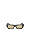Off-white Manchester Square-frame Sunglasses In Black