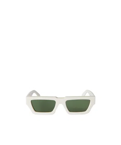 Off-white Manchester Square-frame Sunglasses In Green