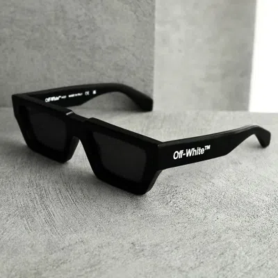 Pre-owned Off-white Manchester Sunglasses In Black
