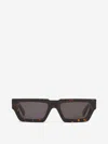 Off-white Manchester Rectangular Sunglasses In Laser Engraved Logo Detail On Temples