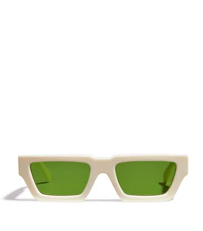 Off-white Manchester Sunglasses In White