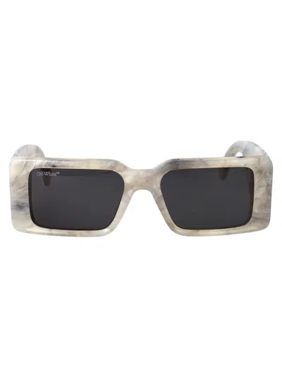 OFF-WHITE OFF-WHITE MARBLE ACETATE SUNGLASSES