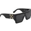 Off-white Marion Dark Grey Round Unisex Sunglasses Oeri14f 1007 133