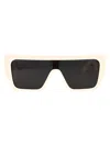 Off-white Marion Sunglasses In White Dark Grey