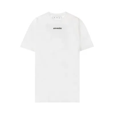 Pre-owned Off-white Marker Short-sleeve Over Tee 'white/blue'