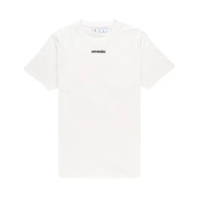 Pre-owned Off-white Marker Short-sleeve Slim Tee 'white/blue'