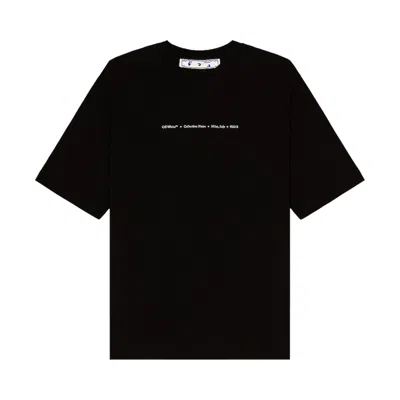 Pre-owned Off-white Marker Skate Tee 'black/multicolor'