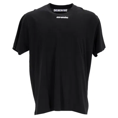 Off-white Marker S/s Over T-shirt In Black Cotton