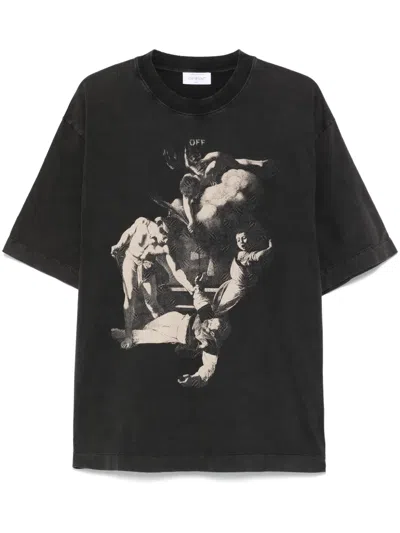 OFF-WHITE MARTYRDOM-PRINT T-SHIRT
