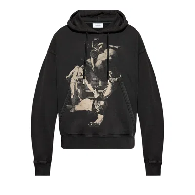 Pre-owned Off-white Martyrdom Skate Hoodie 'vintage Black' | Men's Size M