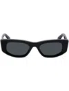 Off-white Matera Rectangle-frame Sunglasses In Black