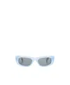 Off-white Matera Rectangle-frame Sunglasses In Blue