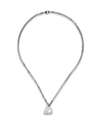 Off-white Mecanic Pendant Necklace In White