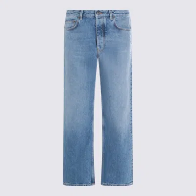 Off-white Medium Blue Cotton Jeans