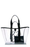 Off-white Tote With Logo In Transparent