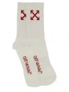 Off-white Medium Socks With "arrow" Pattern
