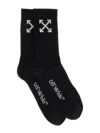 Off-white Arrow Logo Socks In Black