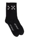 Off-white Medium Socks With Arrow Pattern In Black