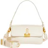 Off-white Mini Soft Binder Shoulder Bag In Dust