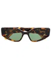 Off-white Memphis Cat-eye Sunglasses In Brown