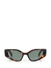 Off-white Memphis Sunglasses In 6055 Havana Green