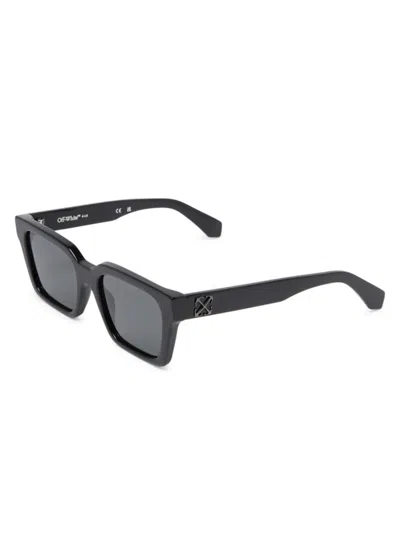 Off-white Men's 53mm Branson Sunglasses In Black Dark Grey