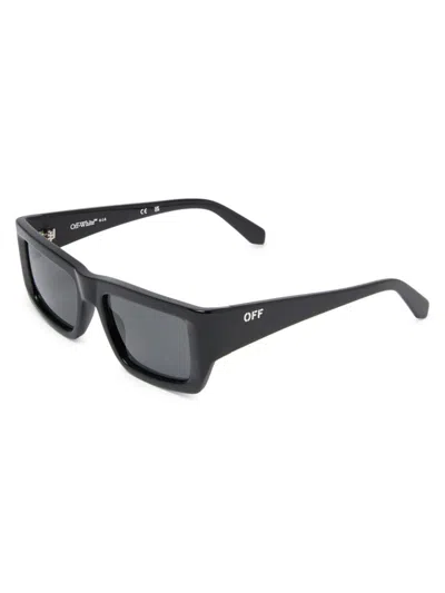 Off-white Men's 53mm Prescott Sunglasses In Black Dark Grey
