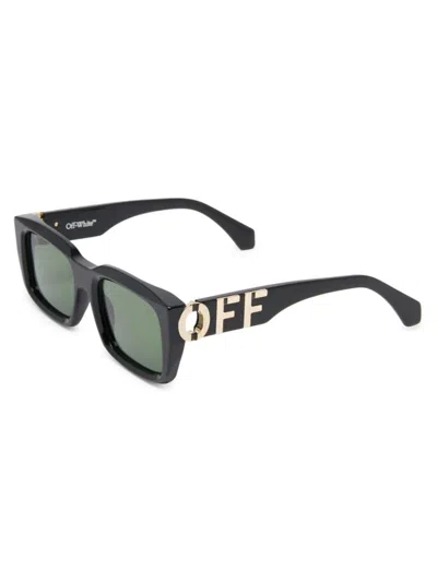 Off-white Men's 54mm Hays Sunglasses In Black Green