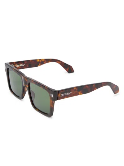 Off-white Men's 54mm Lawton Sunglasses In Havana Green