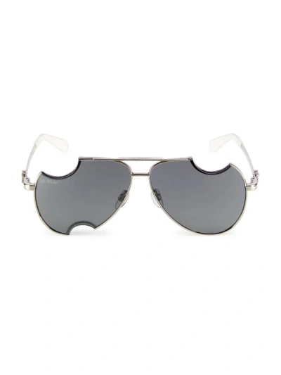 Off-white Men's 62mm Dallas Pilot Sunglasses In Silver Mirror Silver