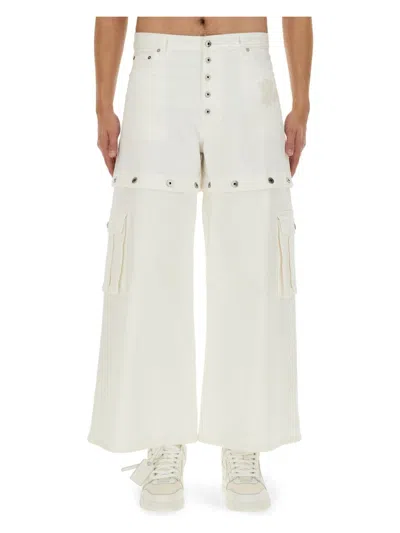 OFF-WHITE MEN'S 90S SUPER BAGGY JEANS | SIZE 32 | OMYA183