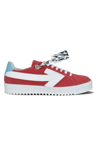 Off-white Men Arrow Sneakers In Red