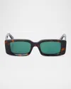 Off-white Arthur Rectangle-frame Sunglasses In Multi