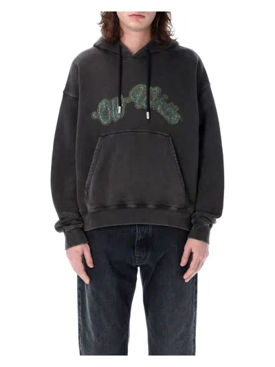 Off-white Men's Bacchus Skate Hoodie In Black College