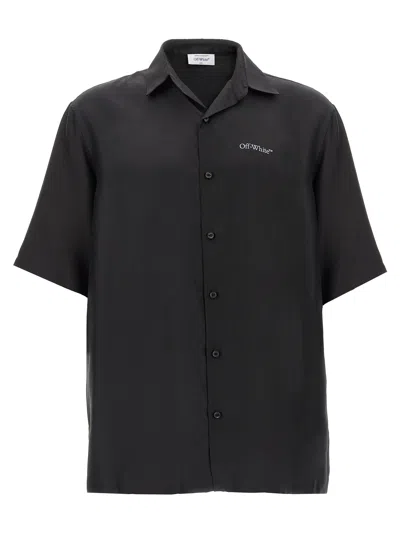 Off-white Men 'barber Arrow' Shirt In Black