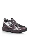Off-white Men's Be Right Back Mesh Sneakers In Red Black