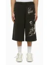 Off-white Off White™ Black Bermuda Shorts S.matthew In Black